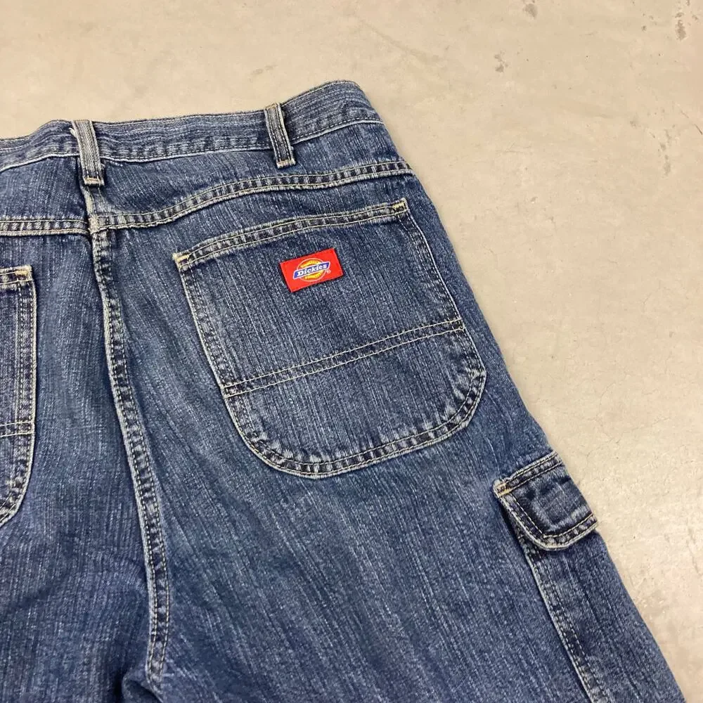 vintage Y2K baggy dickies cargo jeans 36x30